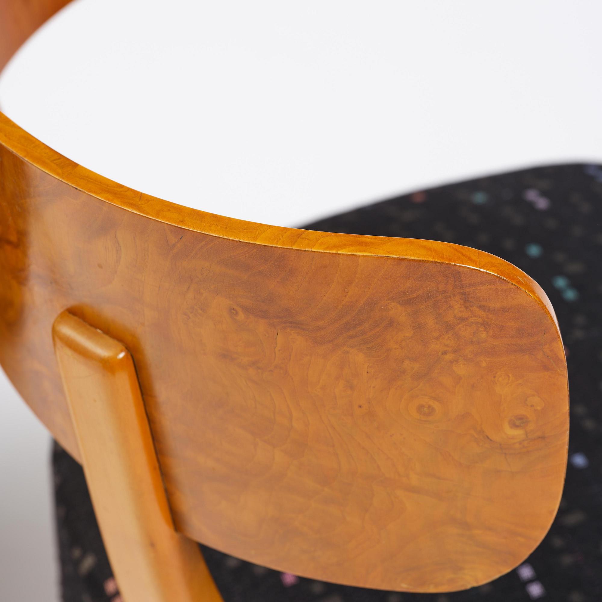 Axel Einar Hjorth, a five-piece "Birka" dining suite, Nordiska Kompaniet, Sweden, 1930s.