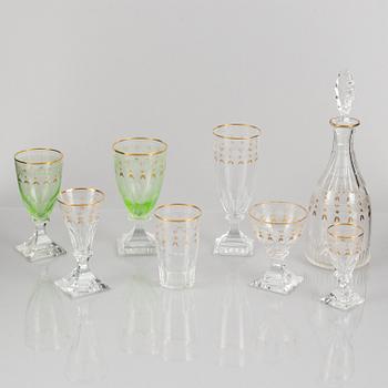 A 102-piece "Junior" glass service, Kosta, Sweden.