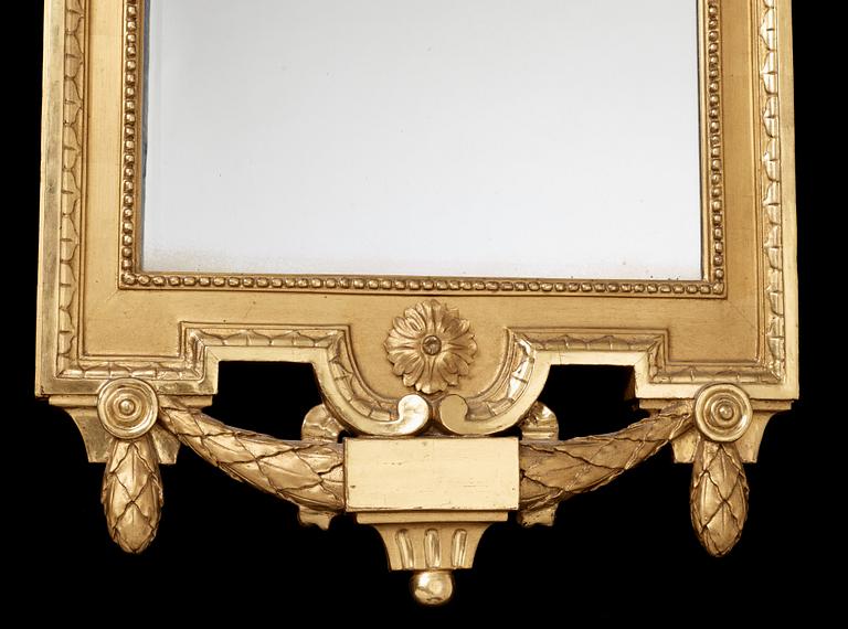 A Gustavian mirror by J. Åkerblad, master 1758.