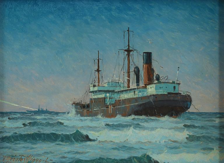 VICTOR QUISTORFF, oil on panel (2), one signed and dated V Quistorff 1940.