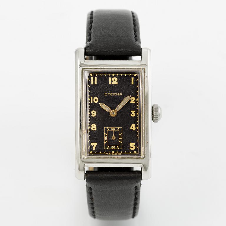 Eterna, "Tank", wristwatch, 22 x 38 mm.