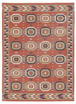 232. Märta Måås-Fjetterström, a 'Röda Åttan', flat weave, c. 285 x 215 cm, signed AB MMF.