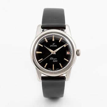 Enicar, Sherpa Date, wristwatch, 34.5 mm.