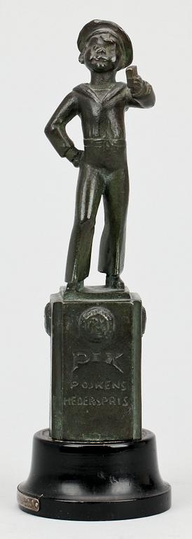SKULPTUR, brons, "PIX", pojkens hederspris.