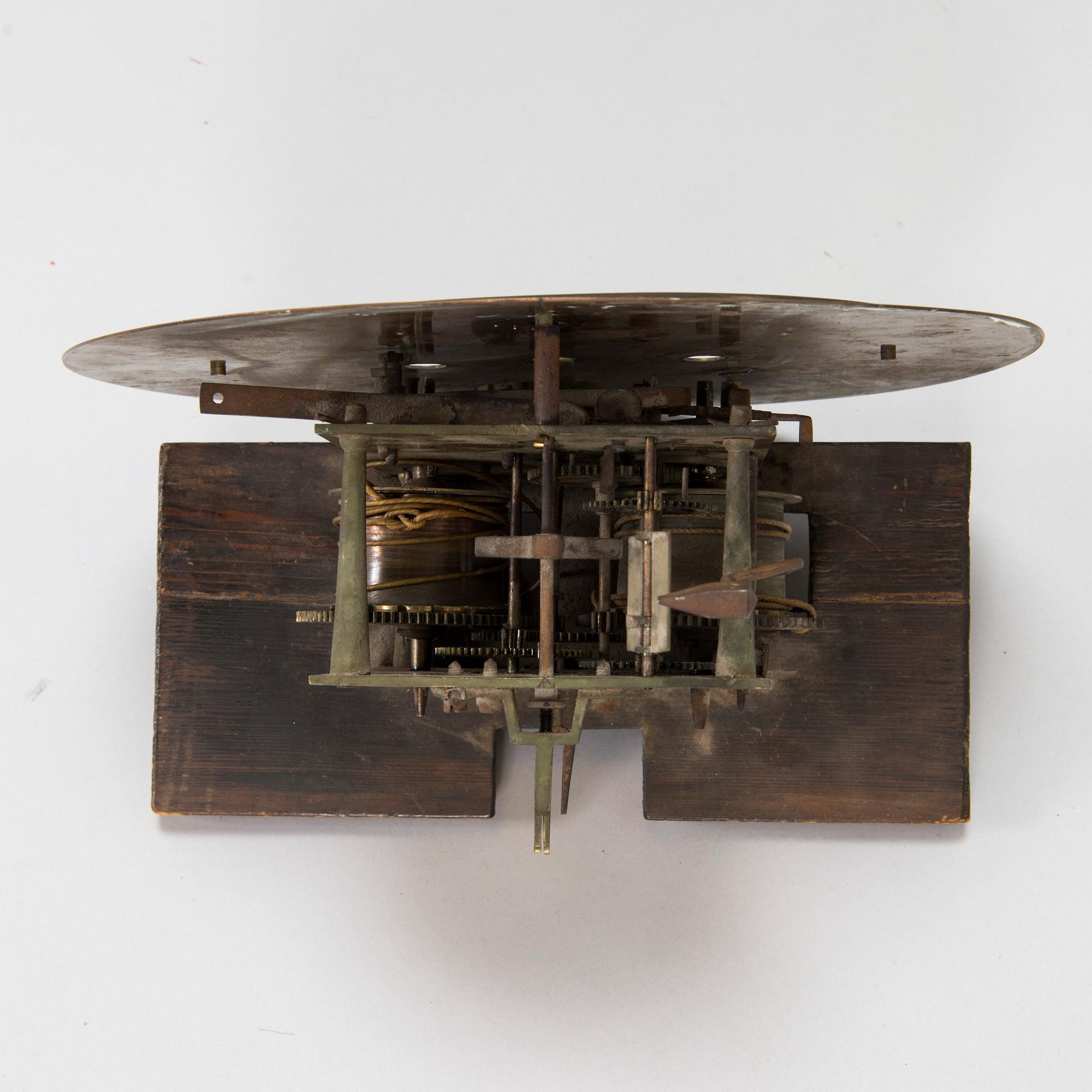 A Gustavian early 19th-century longcase clock by Assar Jacobsson, Sweden.
