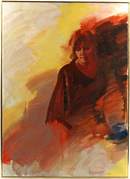 TORD LAGER. Olja på duk, signerad.