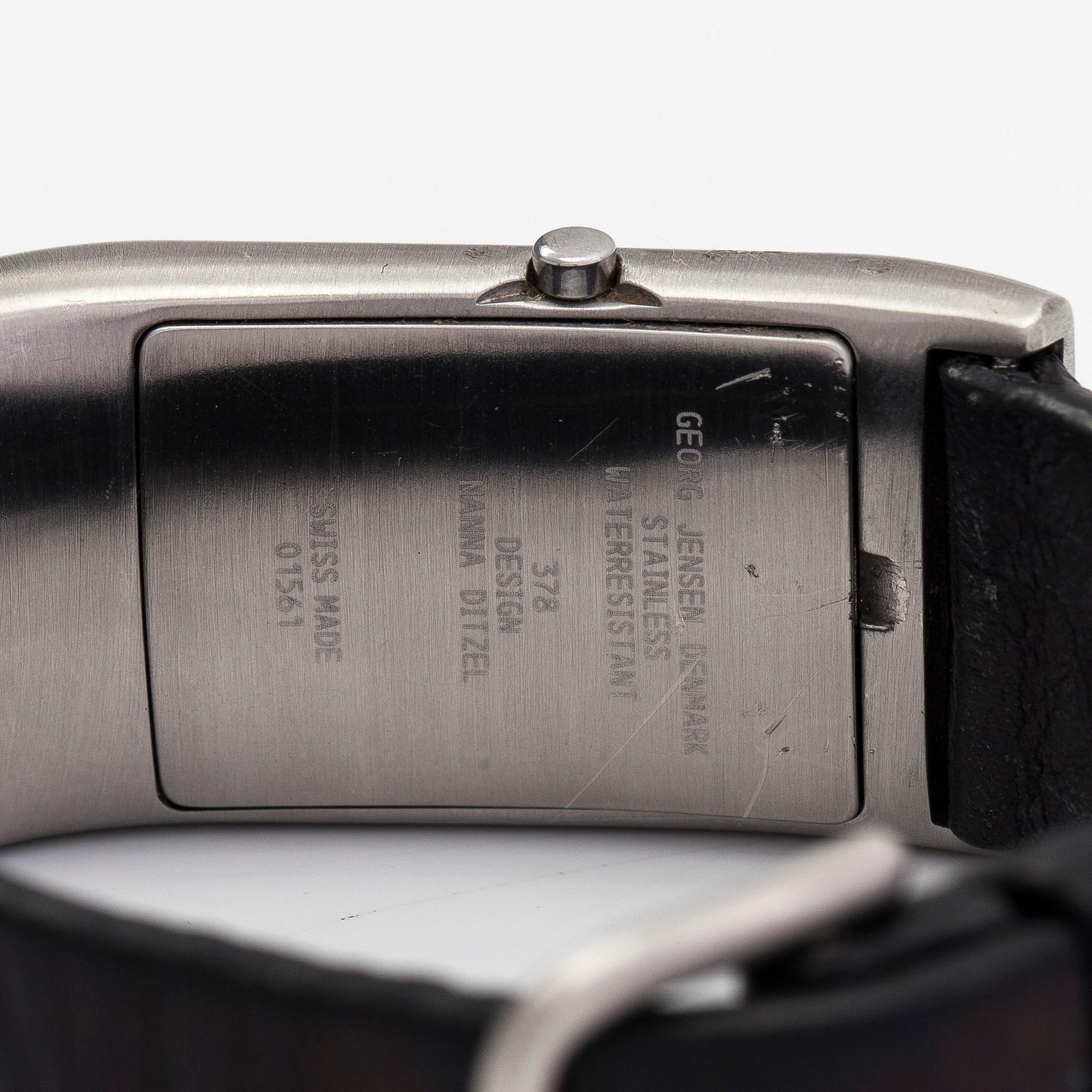 Georg Jensen, design Nanna Ditzel, armbandsur 22,5 mm.