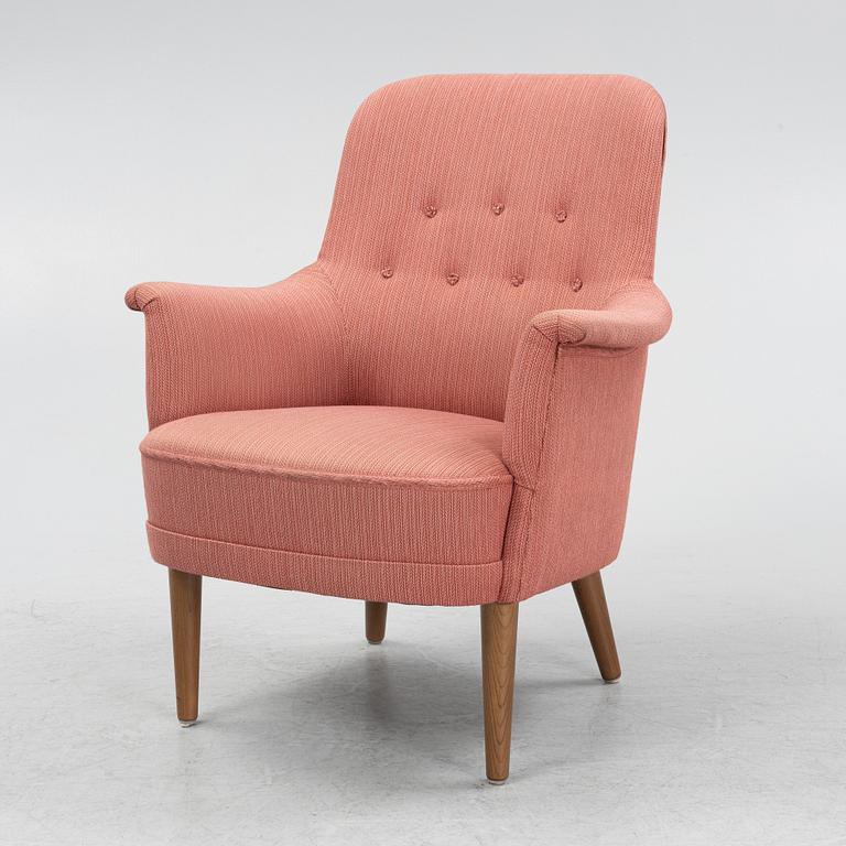 Carl Malmsten, a 'Samsas'  easy chair, for OH Sjögren, second part of the 20th Century.