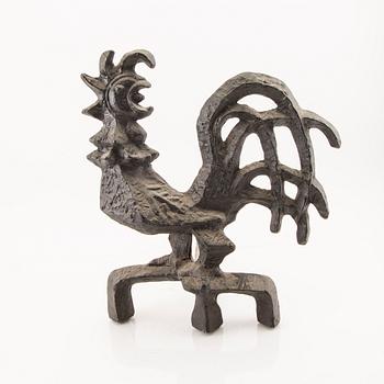 An Olle Hermansson cast iron firedog Husqvarna 1960s.