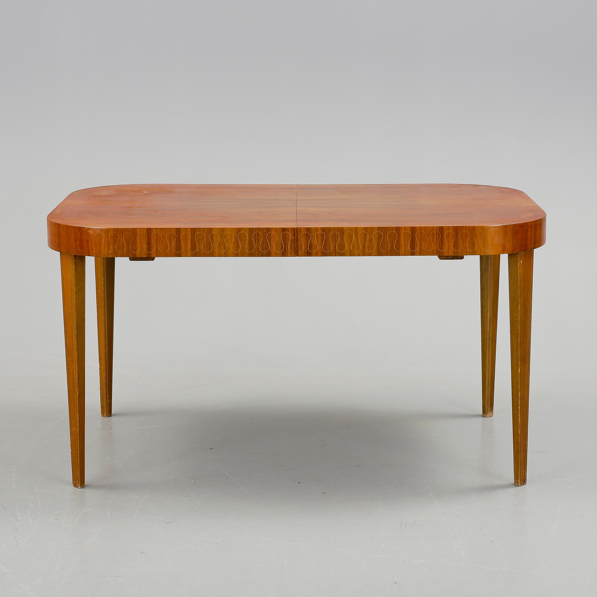 MATBORD, art deco, med två iläggsskivor, 1930-tal.