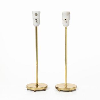 Table lamps, a pair, Falkenbergs Belysning, 1960s.