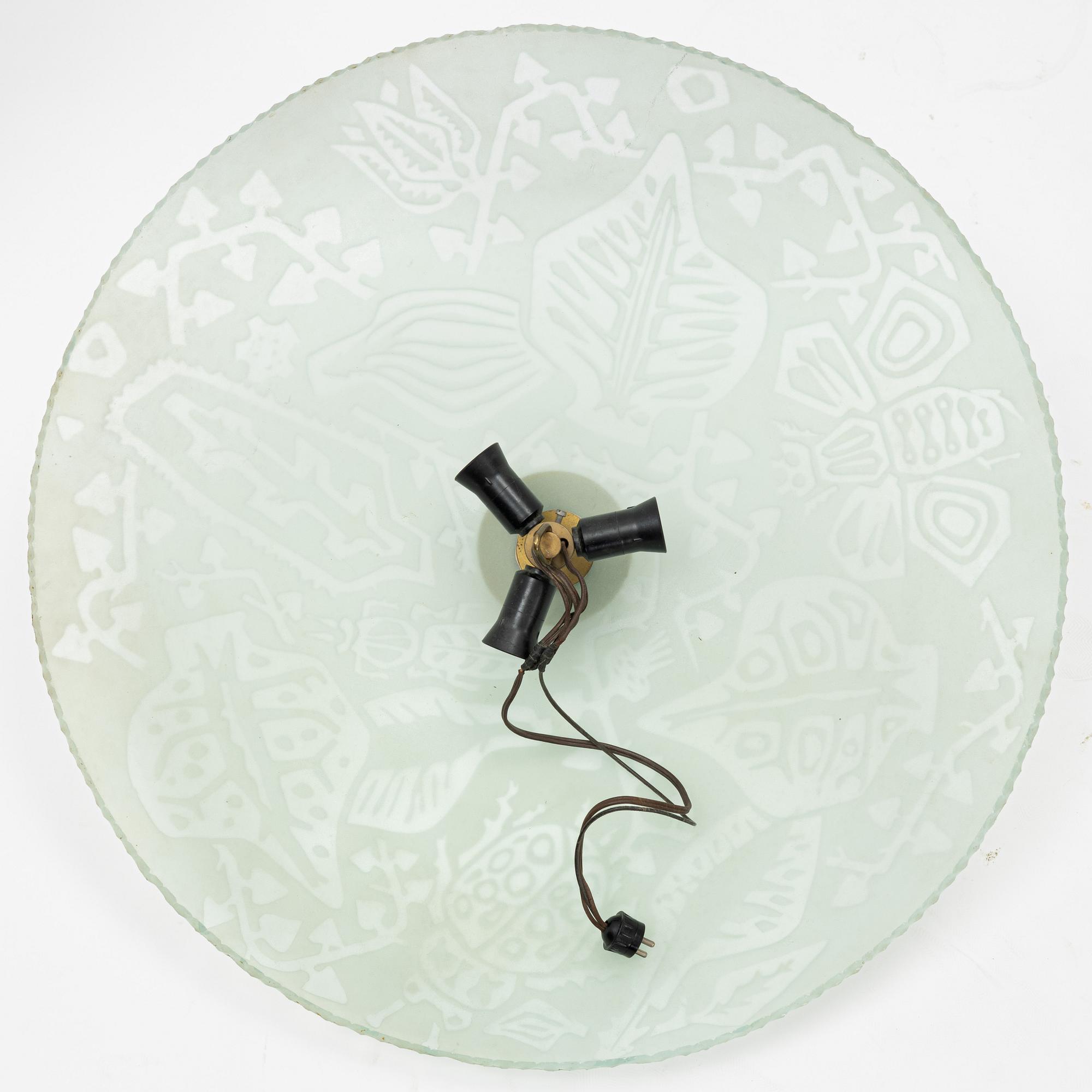 Taklampa, Swedish Modern, 1940/50-tal.