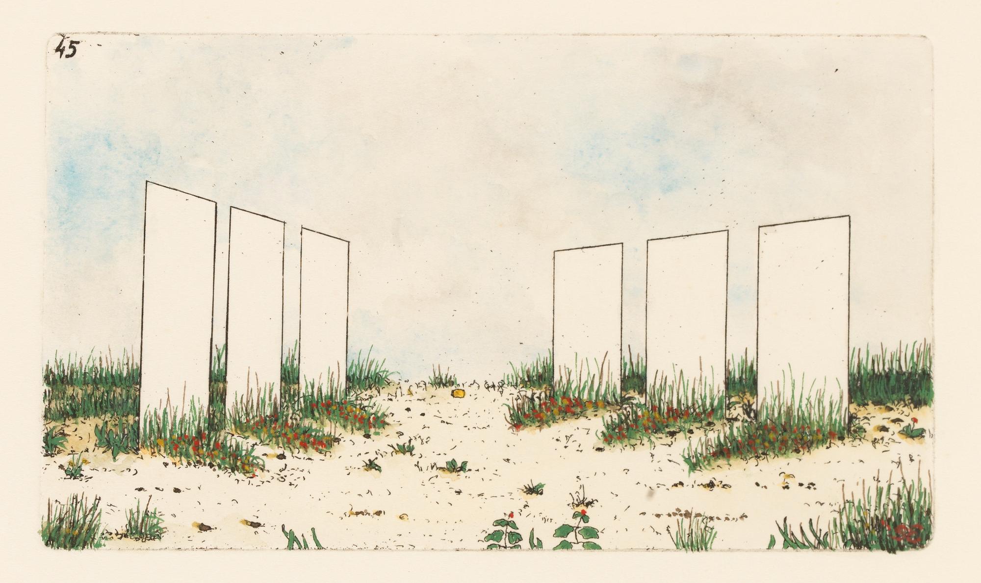 Sten Eklund, "Ur 'Kullahusets hemlighet'. Fig. 45 Fröspridningsområde".