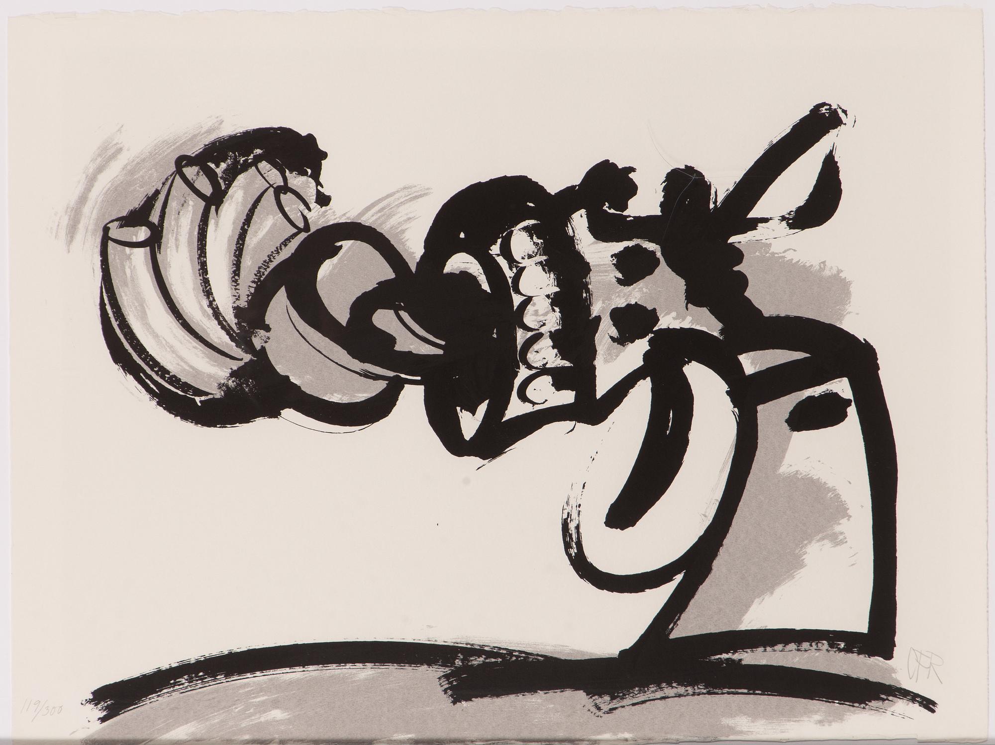 Carl Fredrik Reuterswärd, "Non Violence".