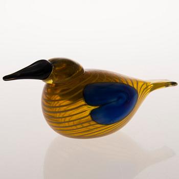 OIVA TOIKKA, ANNUAL BIRD 2004, Blue Scaup Duck, signed O Toikka Nuutajärvi 2004.