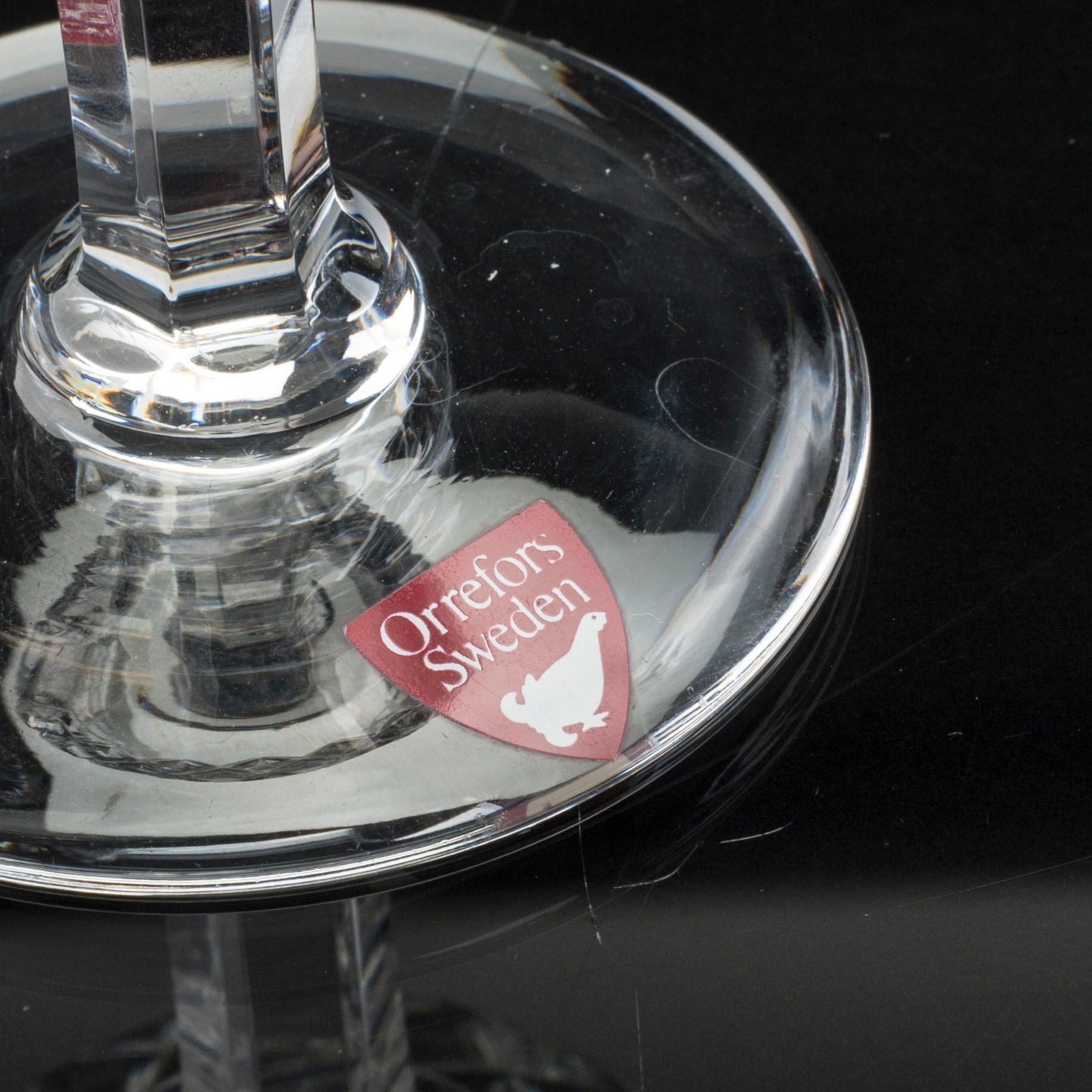 INGEBORG LUNDIN, glasservis, 60 delar, "Elisabeth/FESTIVAL ", glas, Orrefors.