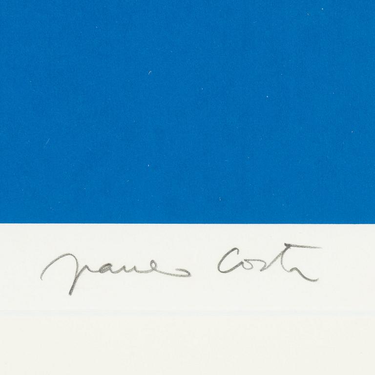 Franco Costa, silkscreen in colours, signed VII/L.