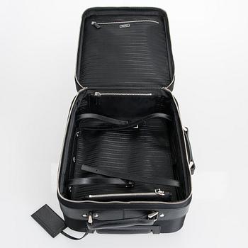 Prada, suitcase.