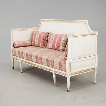 SOFFA, sengustaviansk, omkring 1800.