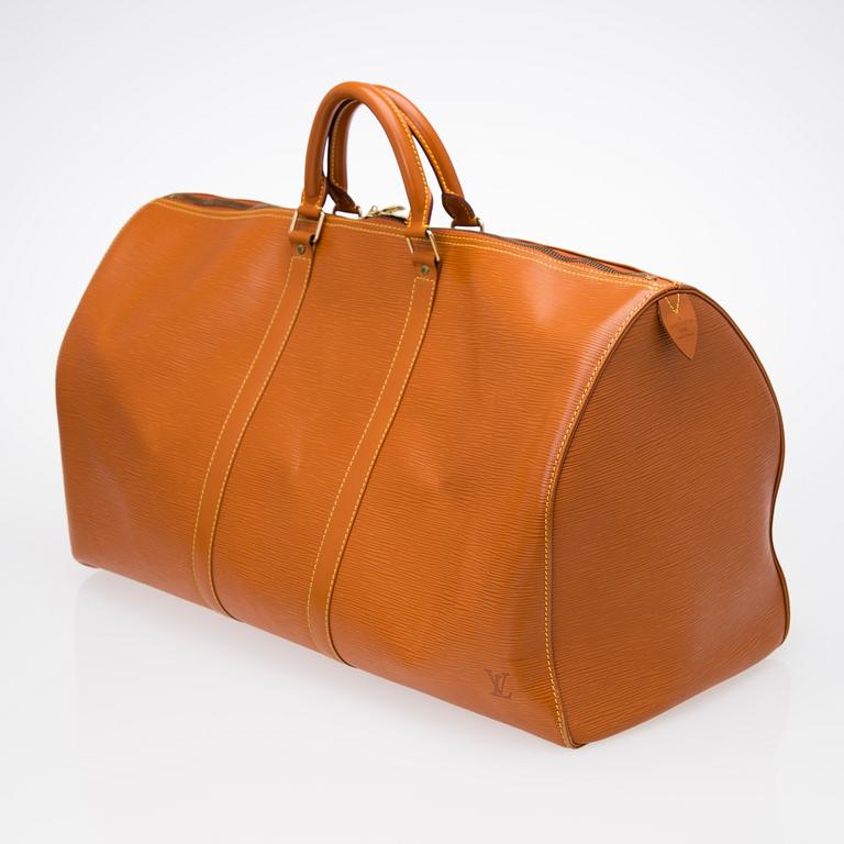 KEEPALL 55 EPI TRAVEL BAG.