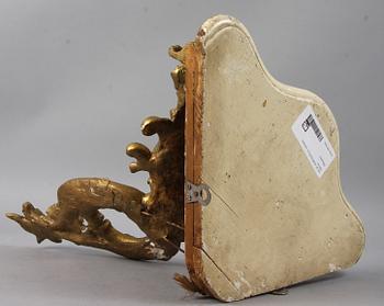 KONSOLHYLLA, rokokostil, 1800-tal.