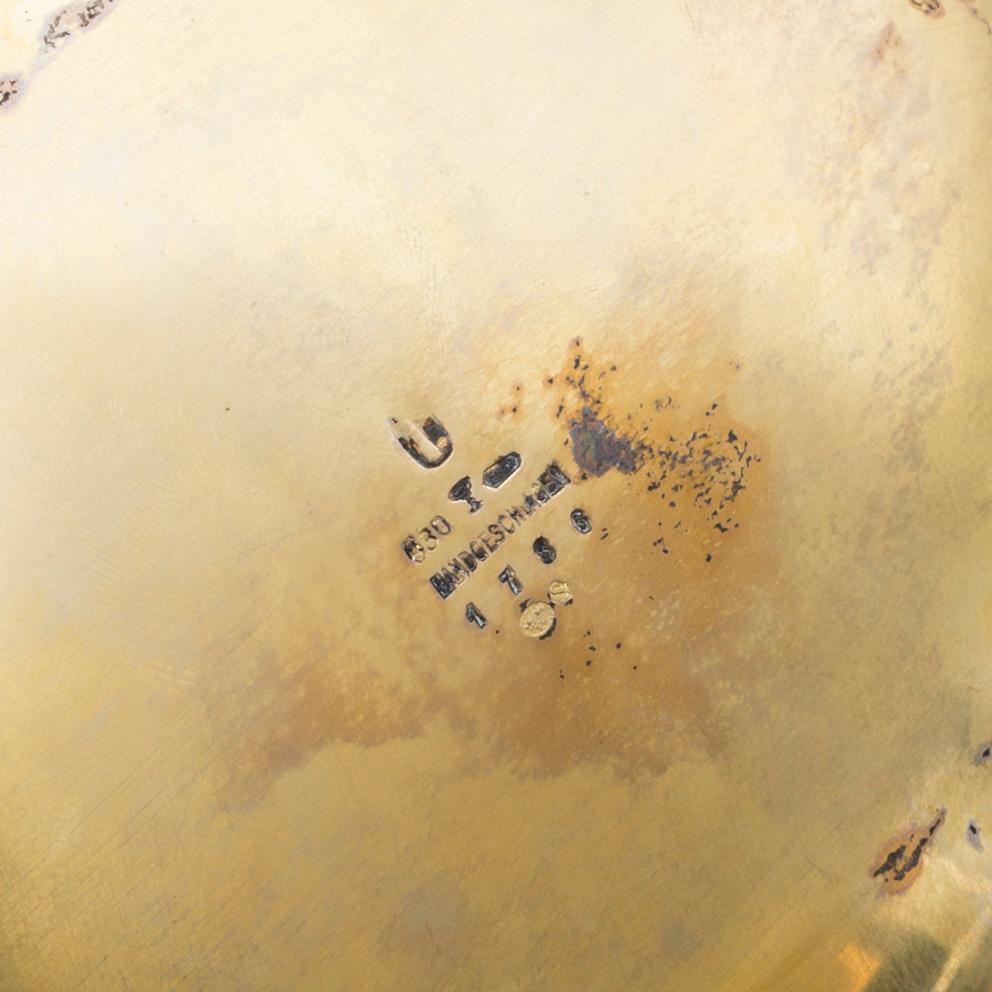 A 20th century rococo style silver tureen.