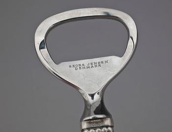 KAPSYLÖPPNARE. Sterlingsilver, "Konge", Georg Jensen, Danmark, 1900-tal. Totalvikt 45 g.