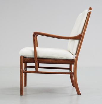 OLE WANSCHER, fåtölj, "Colonial Chair", PJ 149, Poul Jeppesen, Danmark.