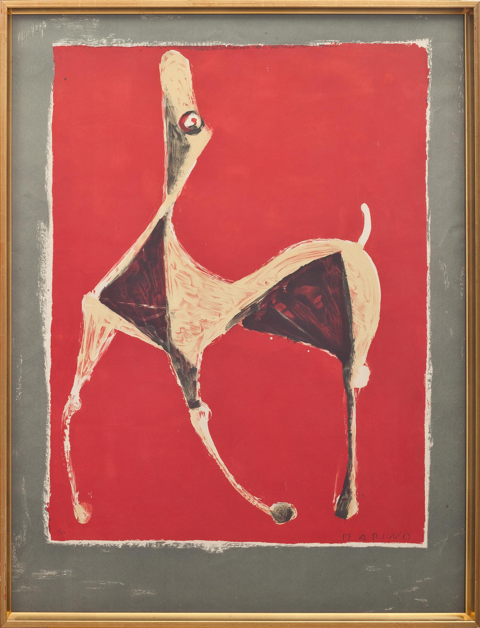 MARINO MARINI, efter, färglitografi, signerad i trycket och numrerad 15/100.