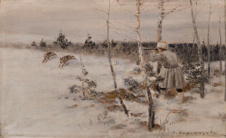 Sergei Semenovich Voroshilov, HUNTING SCENE.