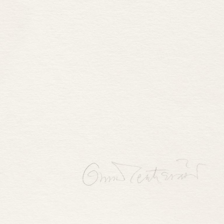 OSCAR REUTERSVÄRD, färglitografi. Signerad och numrerad  157/240.
