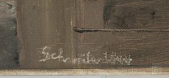 Bertram Schmiterlöw, oil on canvas, signed.