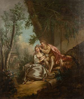 Francois Boucher, hans art, Pastoral med herdepar.