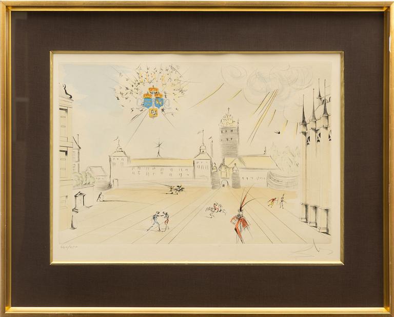 Salvador Dalí, "The Royal Castle, Stockholm".