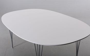 PIET HEIN och BRUNO MATHSSON, matbord, "Superellips", MIAB för Fritz Hansen, 1985.
