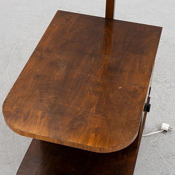 Bord med lampa, funkis, 1930-tal.