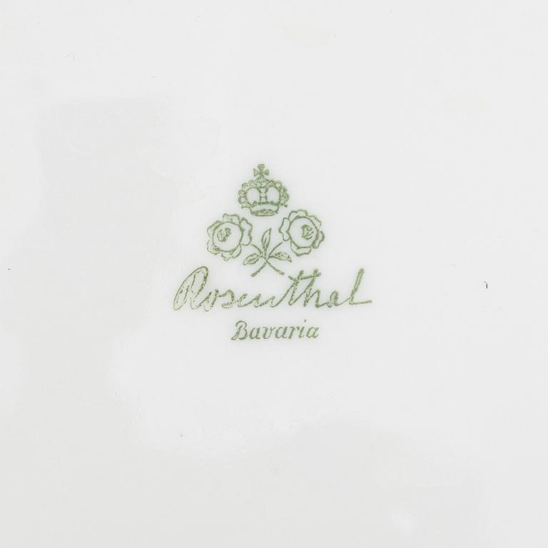 Matservis, 71 delar, porslin, Rosenthal, Tyskland.