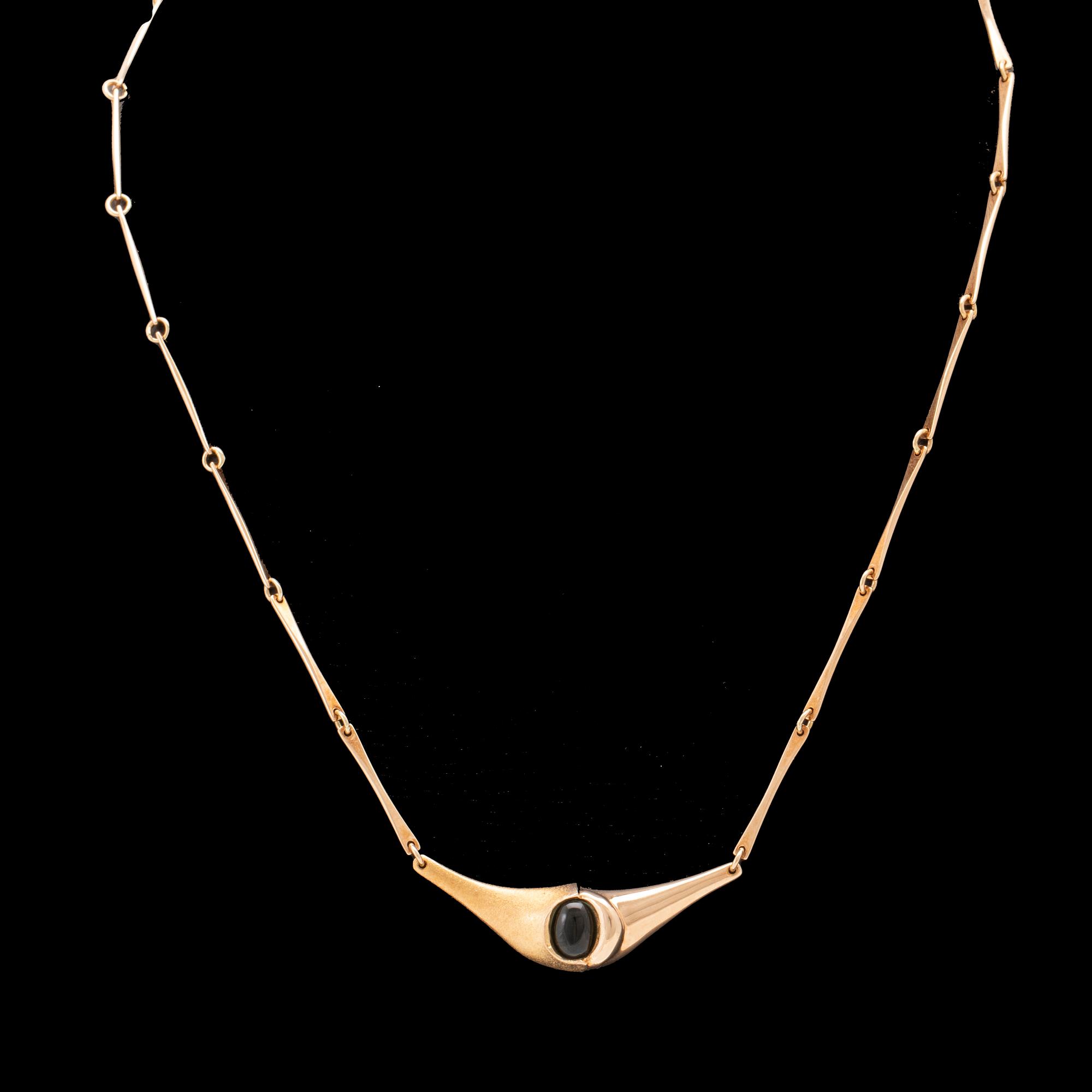 Poul Havgaard necklace in 14K gold, Lapponia.