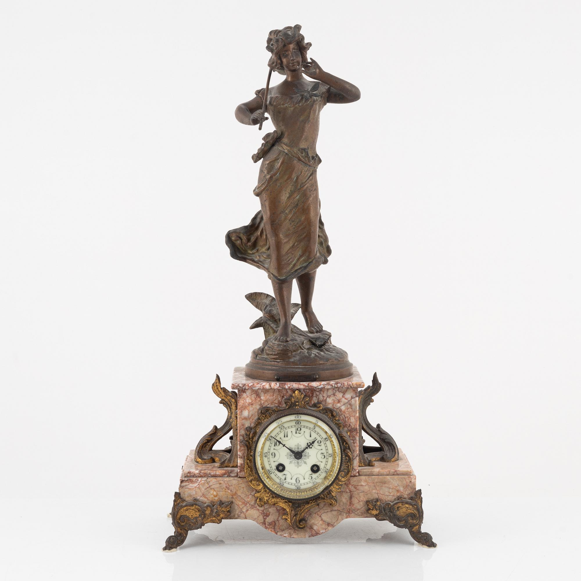 Bordspendyl, Frankrike, omkring 1900.