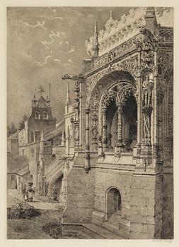 AXEL HERMAN HÄGG, Etching, 1906, signed.
