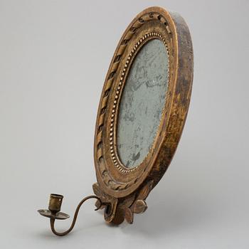 SPEGELLAMPETT, gustaviansk, omkring 1800.