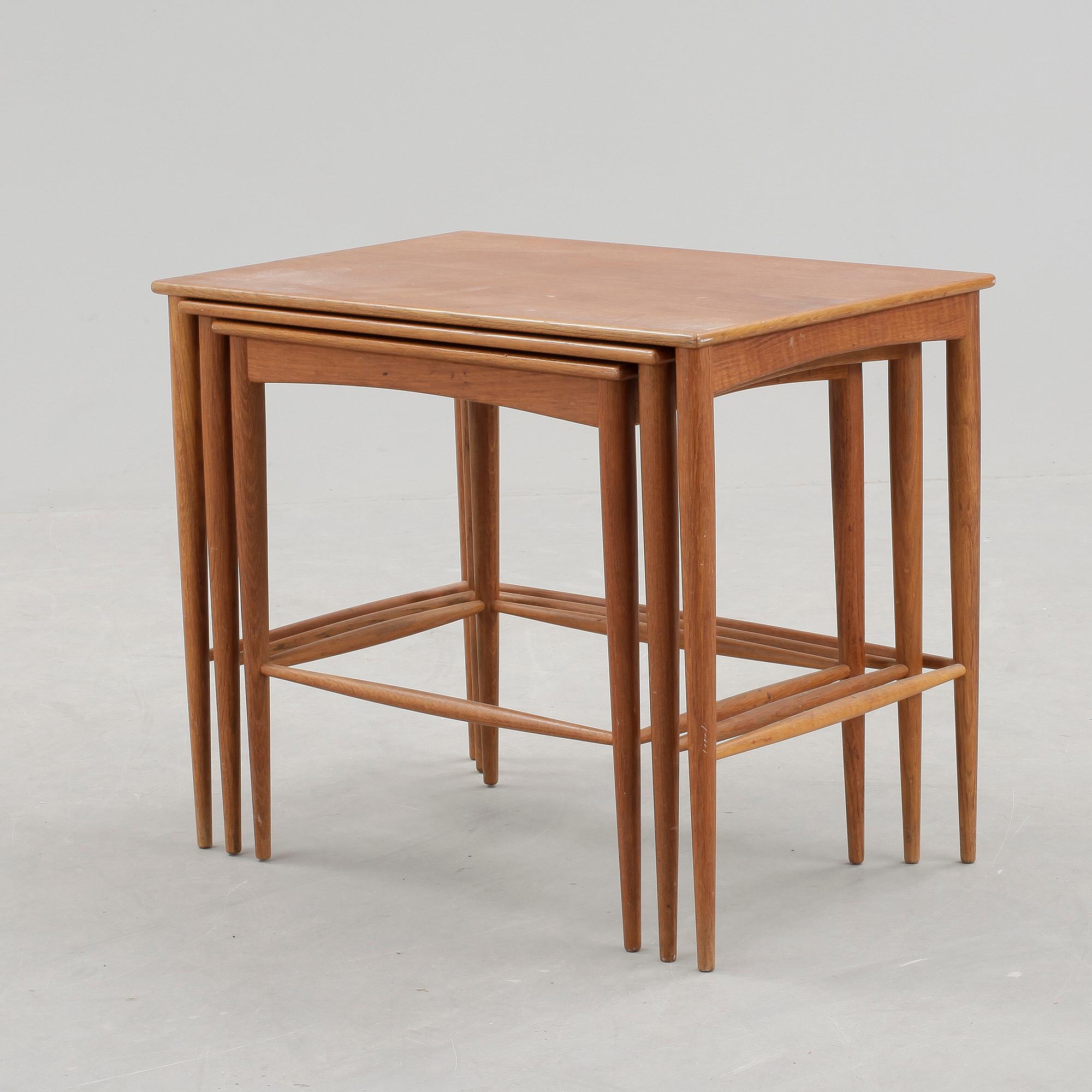 SATSBORD, 3 delar, Bodafors, Bertil Fridhagen, 1950-tal.