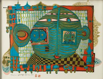 Friedensreich Hundertwasser, "Goodbye from Africa".