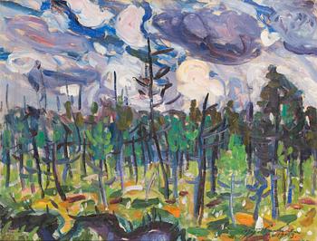 Yrjö Saarinen, Uhkaavat pilvet.