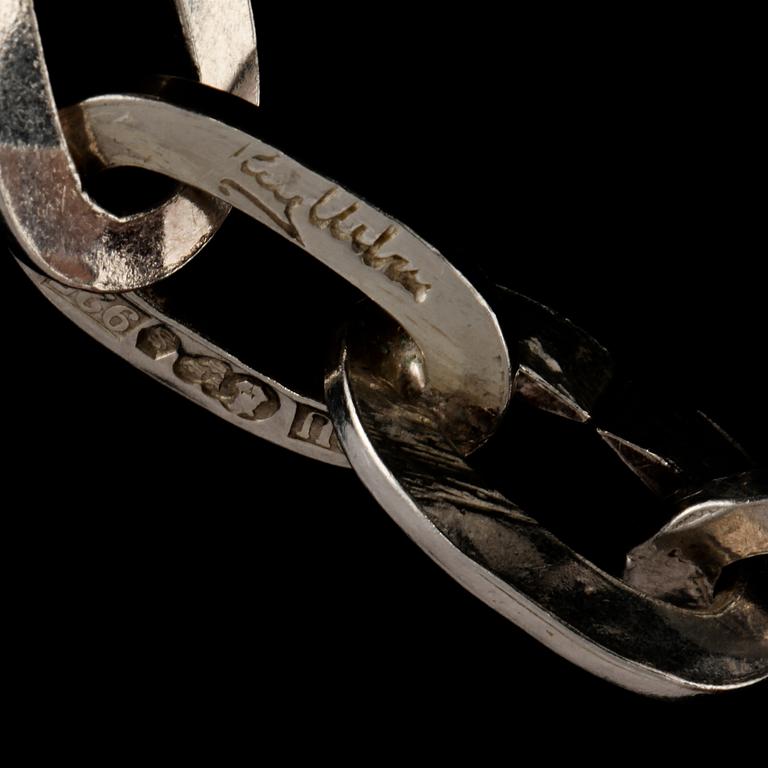 ARMLÄNK, sterlingsilver, Rey Urban, Stockholm, 1975. Vikt 35 g.