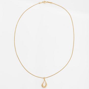 Tiffany & Co, Elsa Peretti, kaulakoru, "Open Teardrop", 18K kultaa.