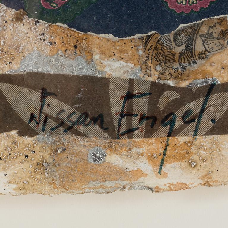 NISSAN ENGEL, mixed media, signed.