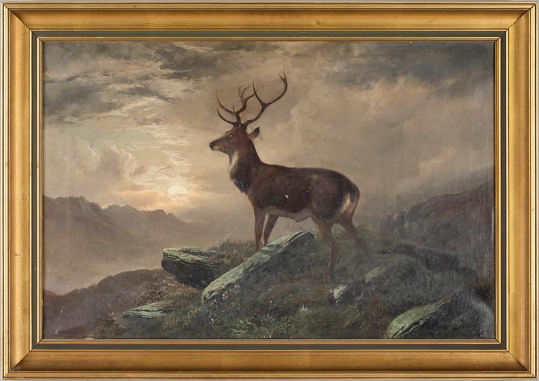 CLARENCE HENRY ROE, olja på duk, sign.