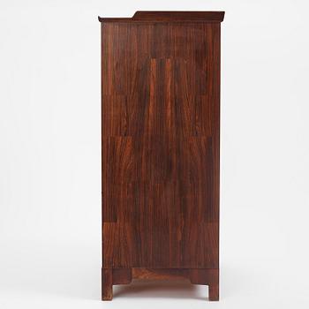 Carl Malmsten, a rare rosewood chest of drawers, Sweden, 1950s.