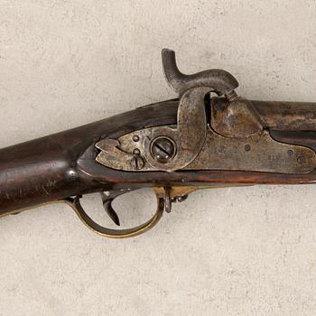 Lock rifle, Swedish, m/1845 modification.